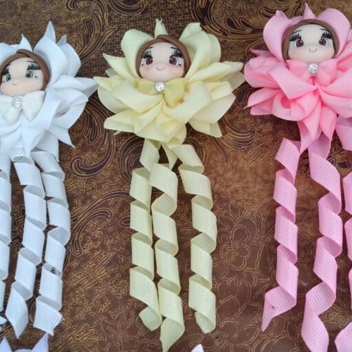 گیره مو دنباله دار  شیک و بادوام  دارای رنگبندی گیره استیل